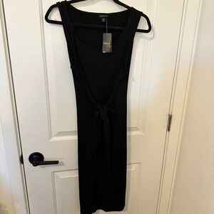 Torrid Black Midi Wrap Dress for Cocktail Events